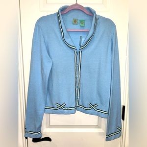 NEW Anthropologie HWR Women's Button Down-Cardigan Preppy XL Old Mone…